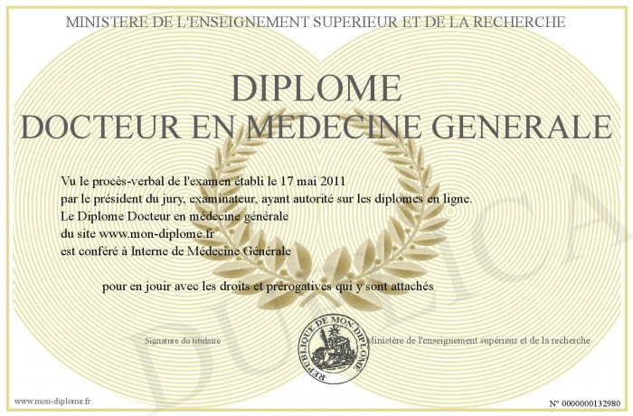 diplome universitaire medecine generale
